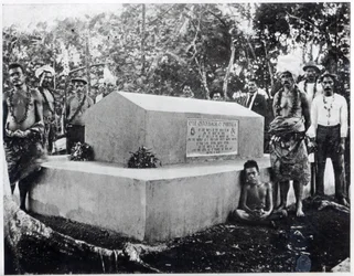 La tomba di Tusitala, la tomba di Robert Louis Stevenson ad Apia, Samoa